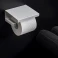 Toalettpappershållare med Lock The Cube Vit Matt Preview